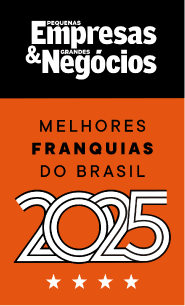 Selo Melhores Franquias do Brasil PEGN 2025